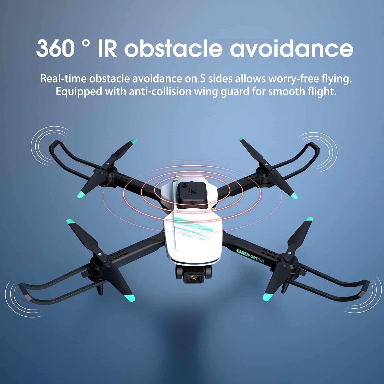 4K Foldable Drone with Camera and 40 Minutes Flight Time