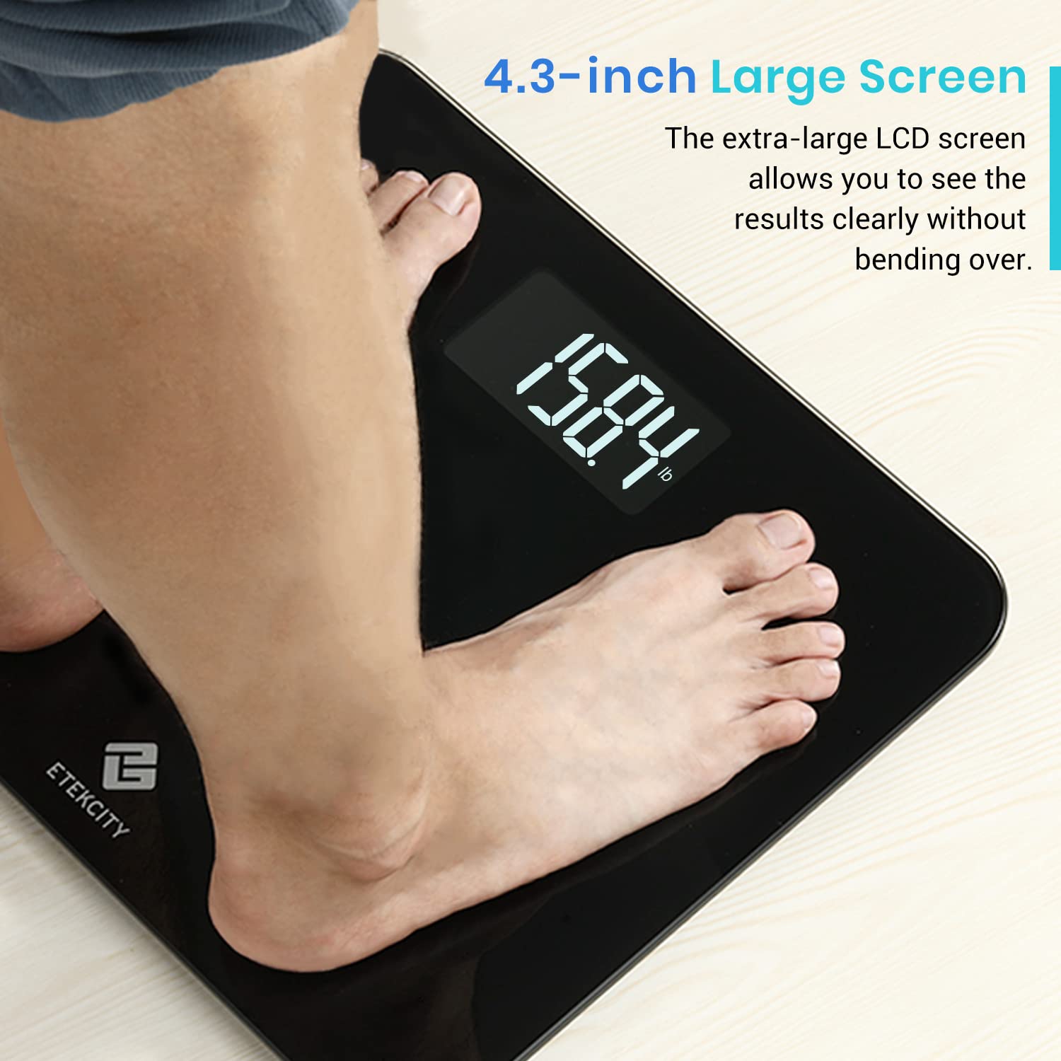 Smart Body Weight Scale with Accurate BMI Tracking