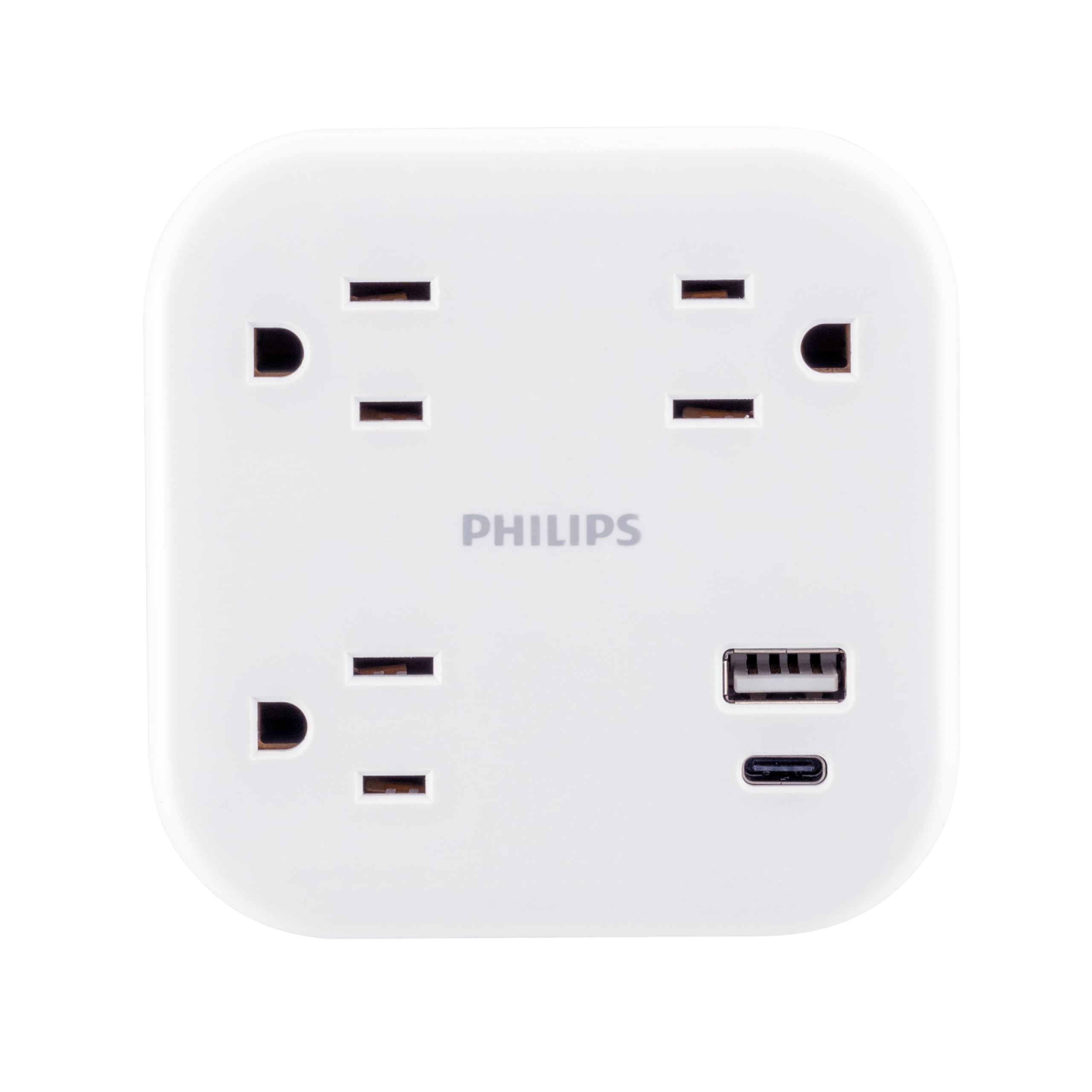Philips EZFit 3 Outlet Surge Tap With USB Charging Now