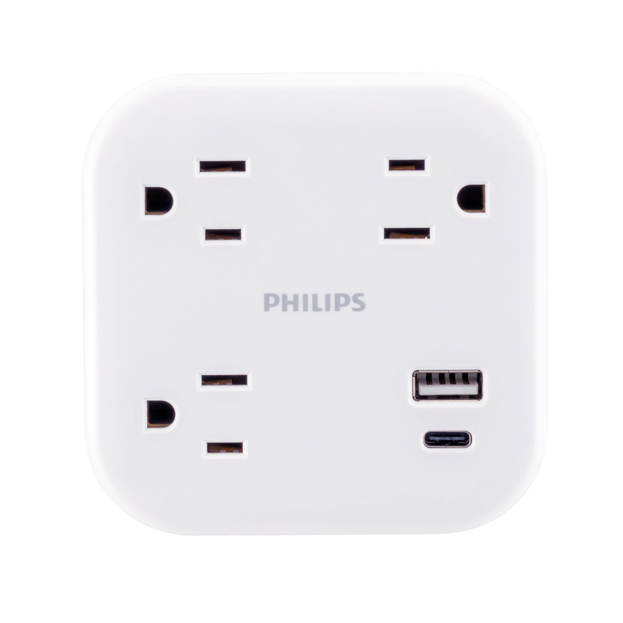 Philips EZFit 3 Outlet Surge Tap With USB Charging Now