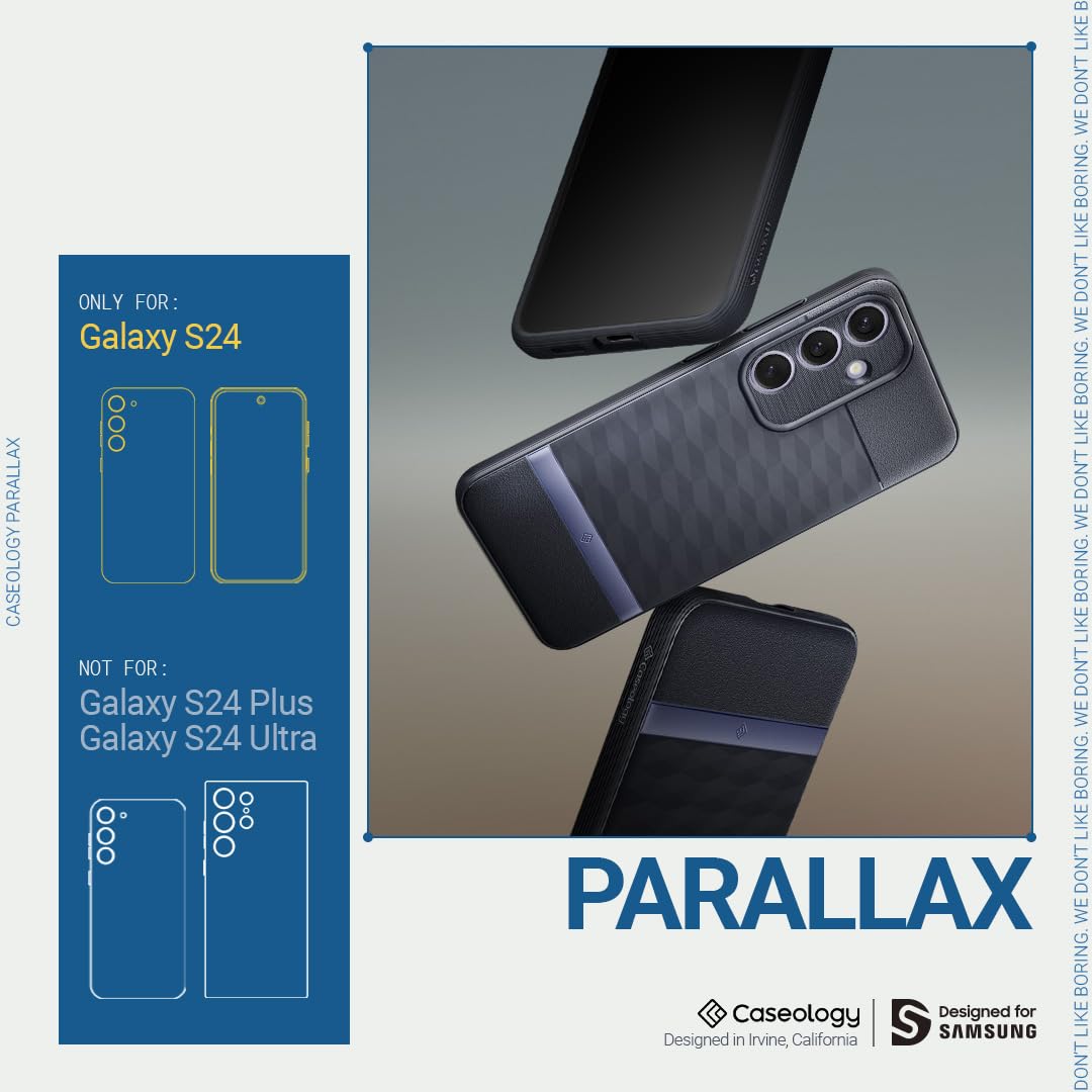 Caseology Parallax Case for Samsung Galaxy S24 with Military Grade Protection