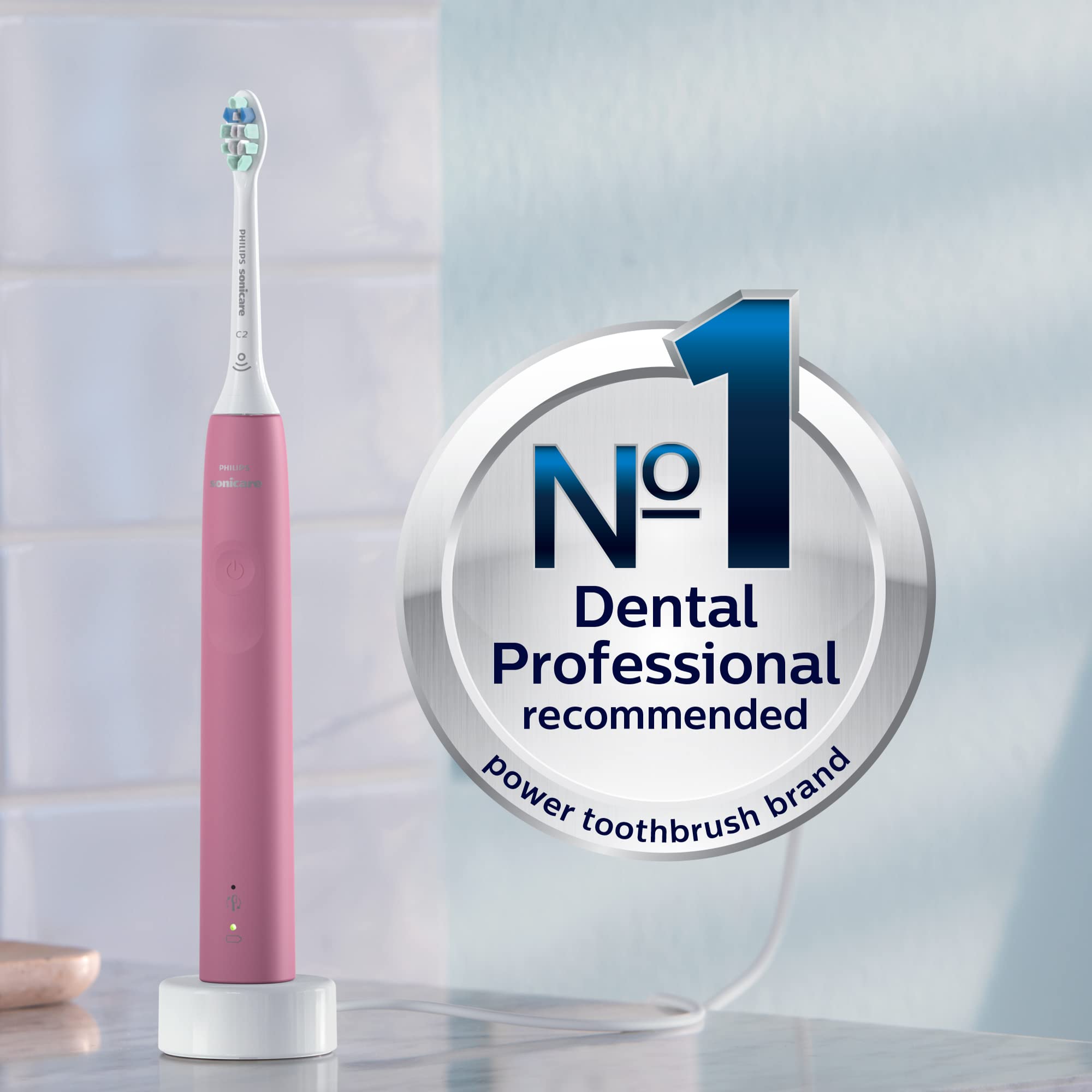 Philips Sonicare 4100 Electric Toothbrush for Superior Plaque Removal