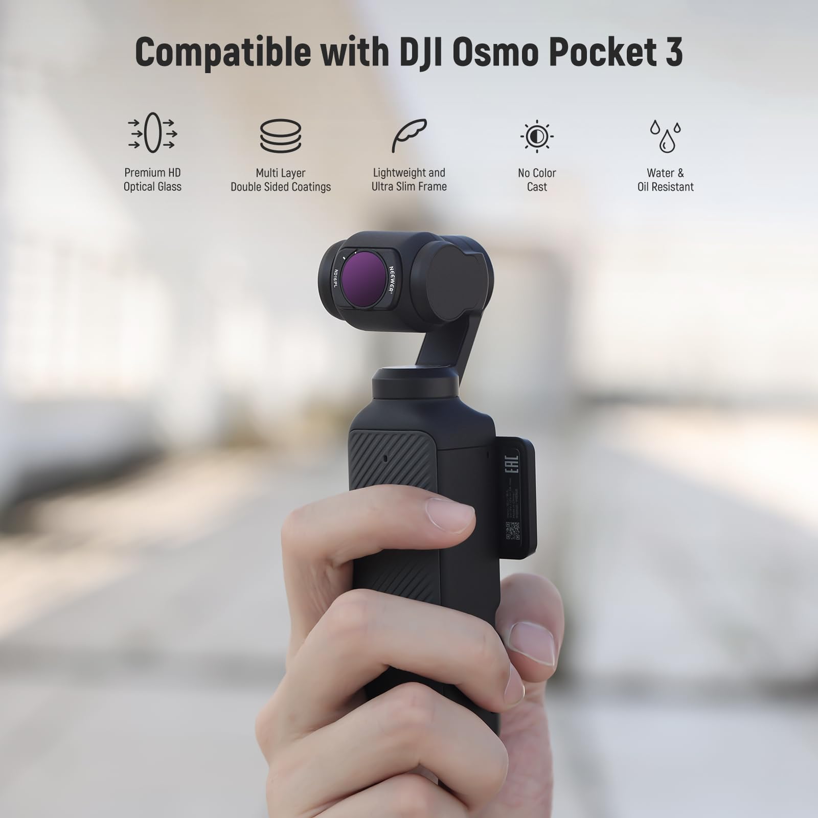 Neewer HD CPL ND Filter Kit for DJI OSMO Pocket