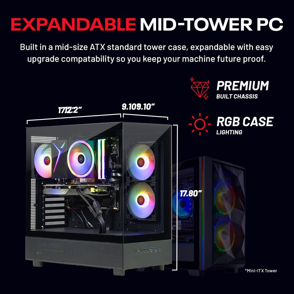 Skytech Nebula Gaming PC RTX 4060 Performance Boost