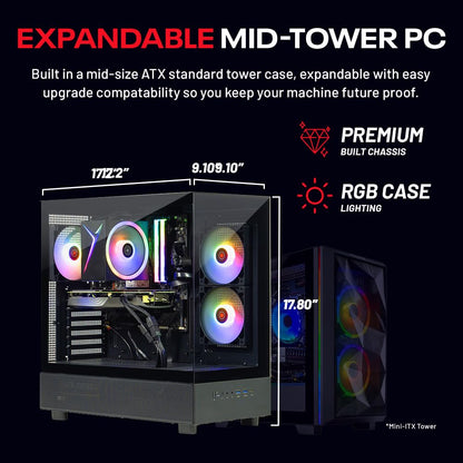 Skytech Nebula Gaming PC RTX 4060 Performance Boost