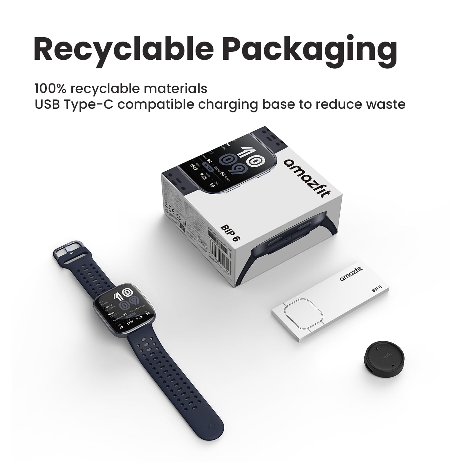 Amazfit Bip 6 Smart Watch With 14 Day Battery GPS