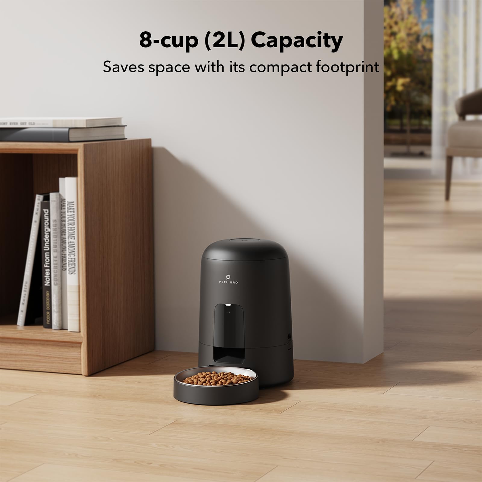 Smart Wi-Fi Cat Feeder with 30 Day Battery Life