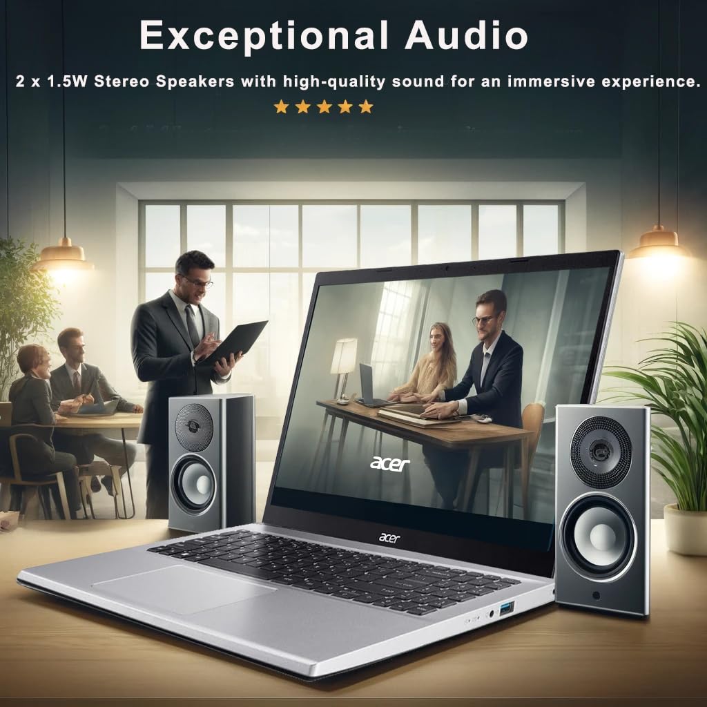 Acer Aspire Premium Laptop with 32GB RAM and Fast Wi-Fi 6