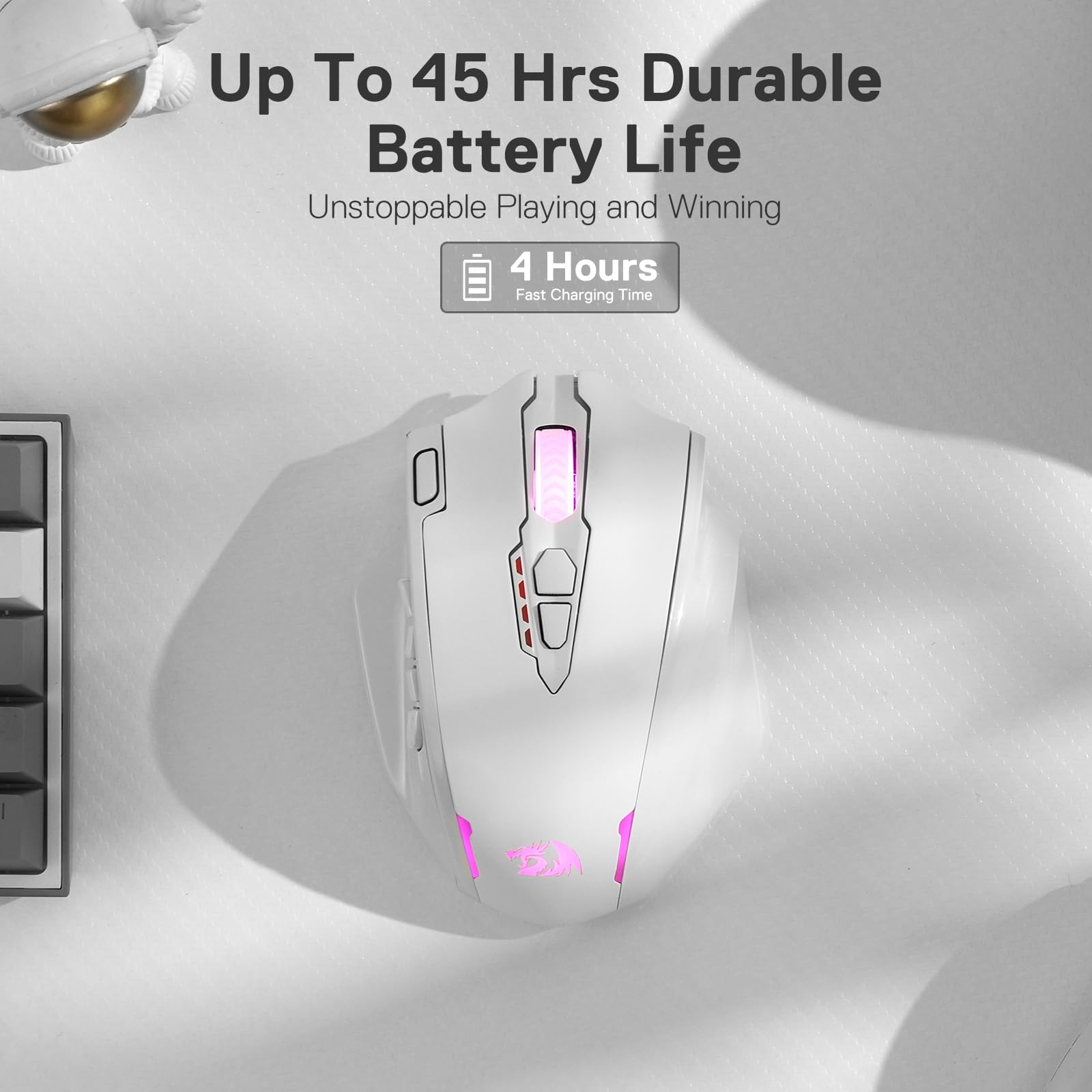 Redragon M908 RGB Gaming Mouse with 12 Programmable Buttons