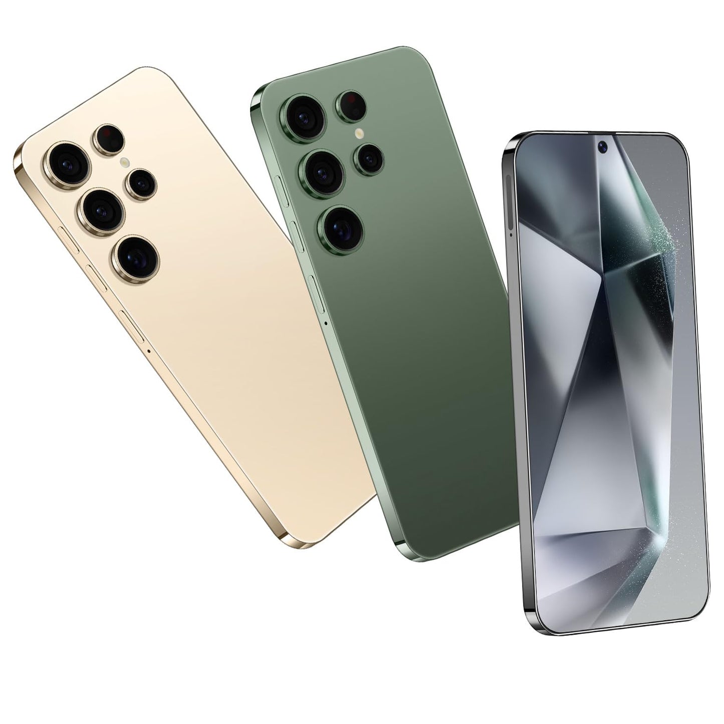 Unlocked S24 Ultra Android Phone 5G 6800mAh Dual SIM 108MP Camera Titanium Black