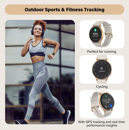 Smart Watch For Women With Alexa Health Tracking AMOLED