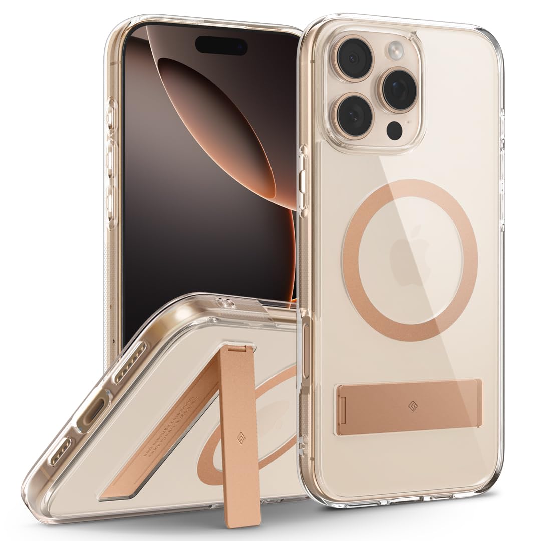Ultra Clear Kickstand Case for iPhone 16 Pro Max