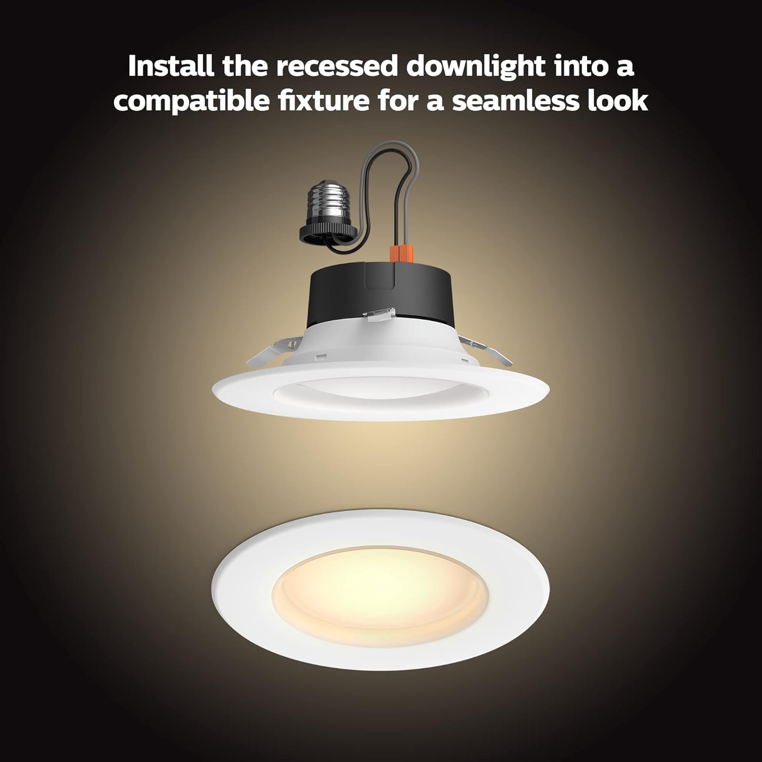 Philips Hue Smart LED Downlight 4 Pack With Color Control