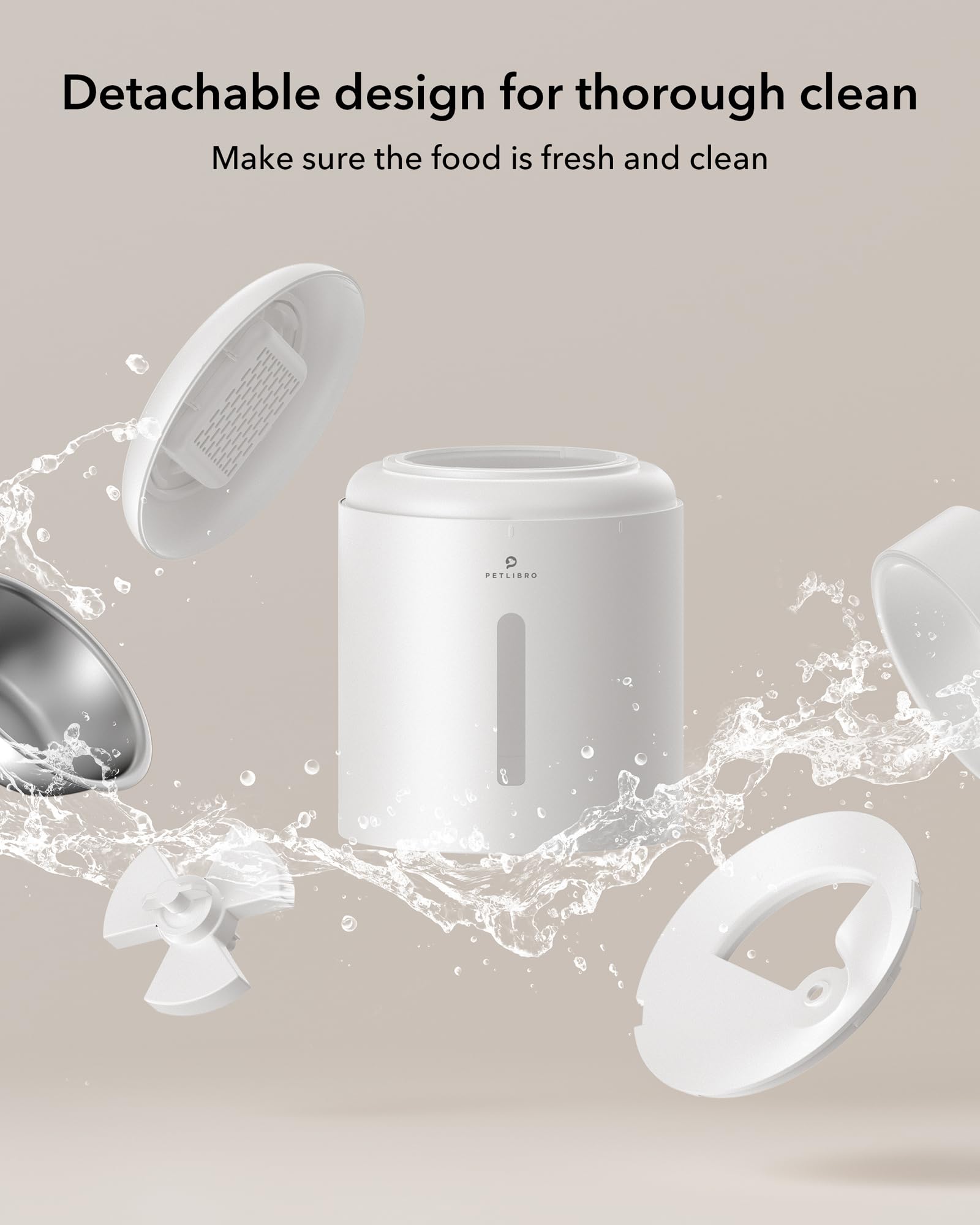 Automatic Cat Feeder with Freshness Preservation and Timed Meals