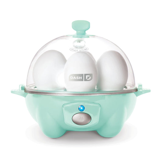 Dash Rapid Egg Cooker 6 Egg Capacity Auto Shut Off Aqua
