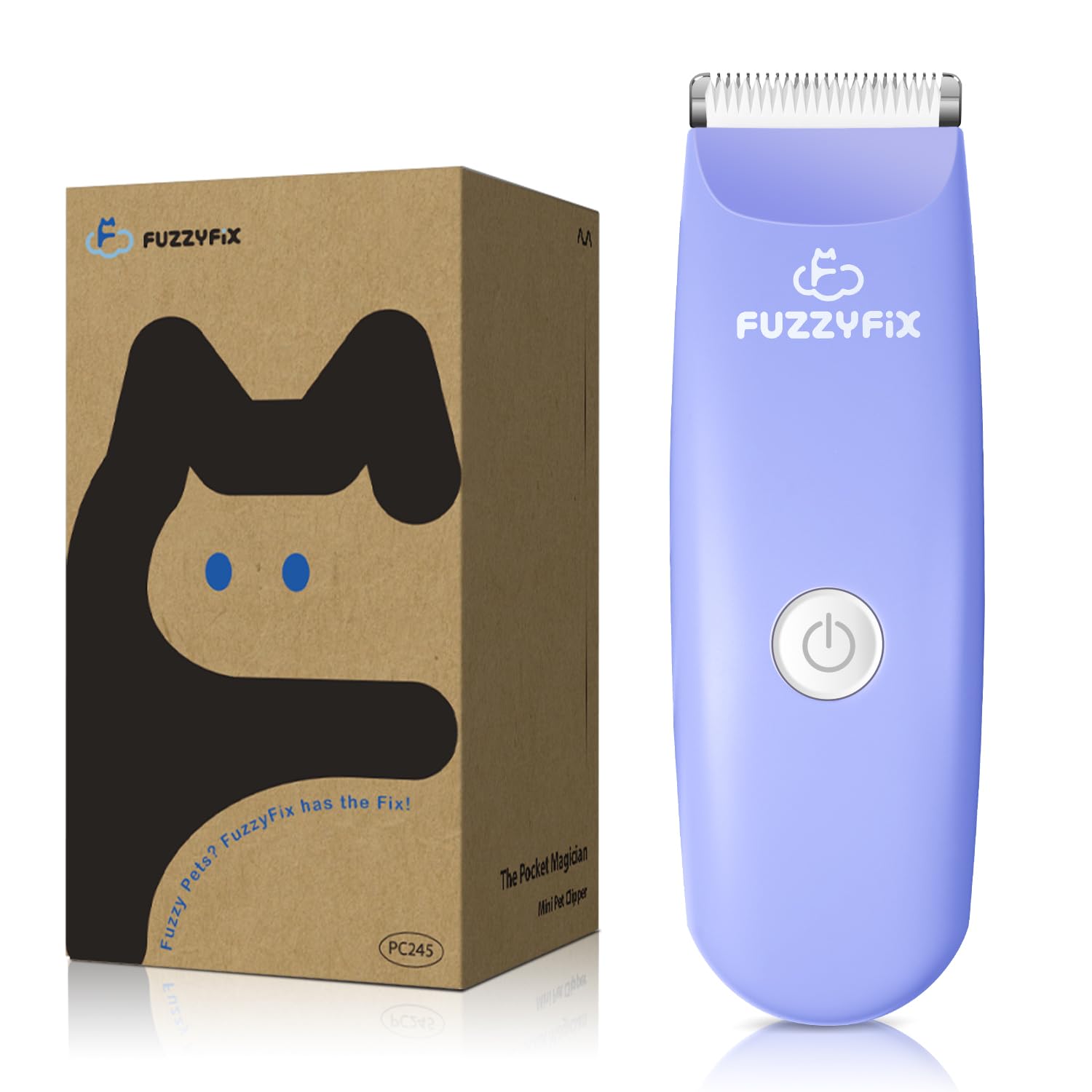 Portable Low Noise Pet Grooming Clippers for Matted Hair