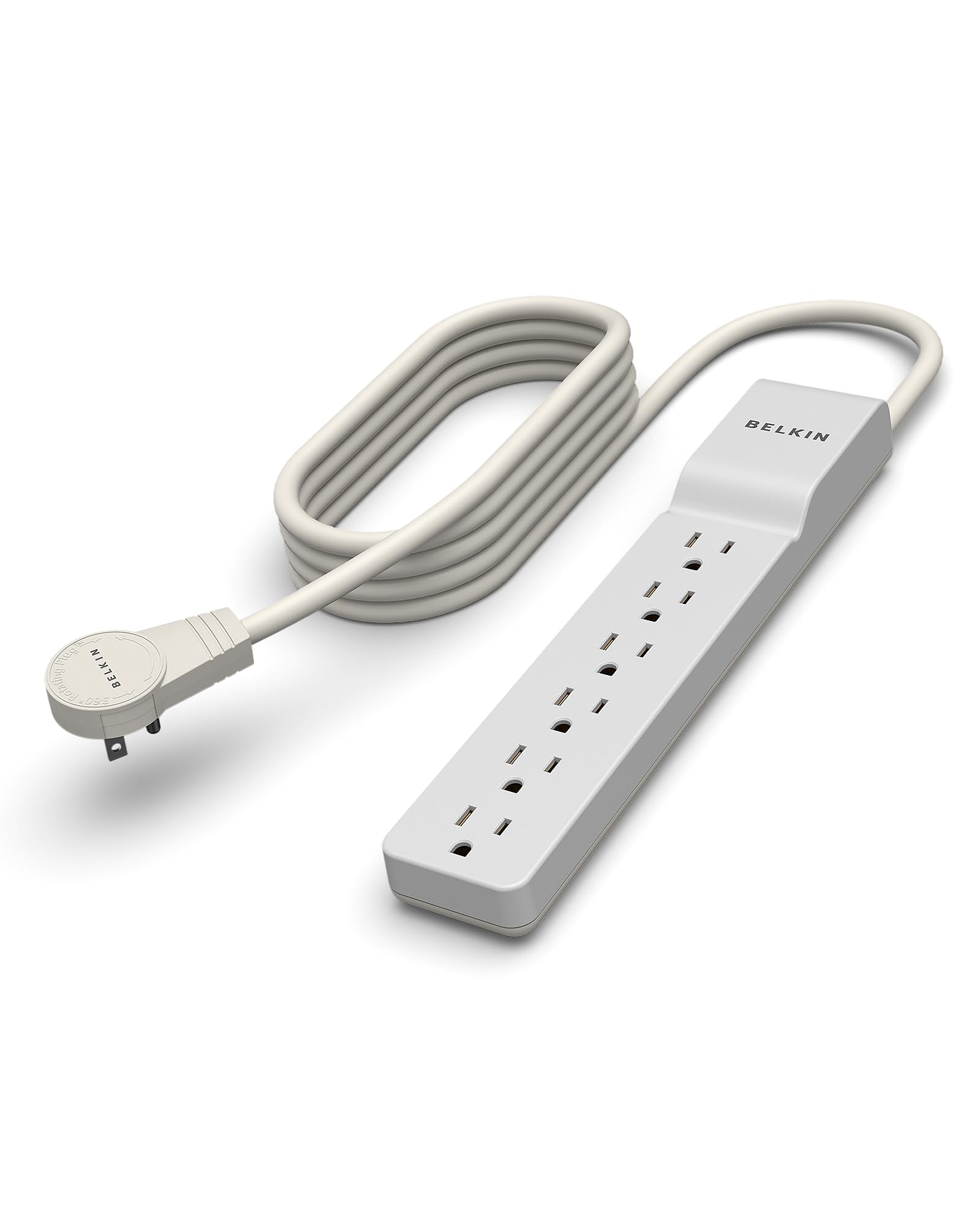 Belkin Surge Protector Power Strip 1080 Joules Rotating Plug