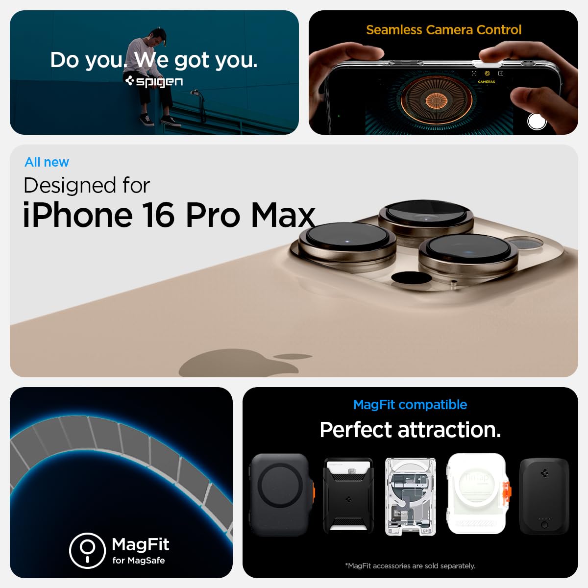 Spigen Ultra Hybrid iPhone 16 Pro Max Case with MagSafe Compatibility