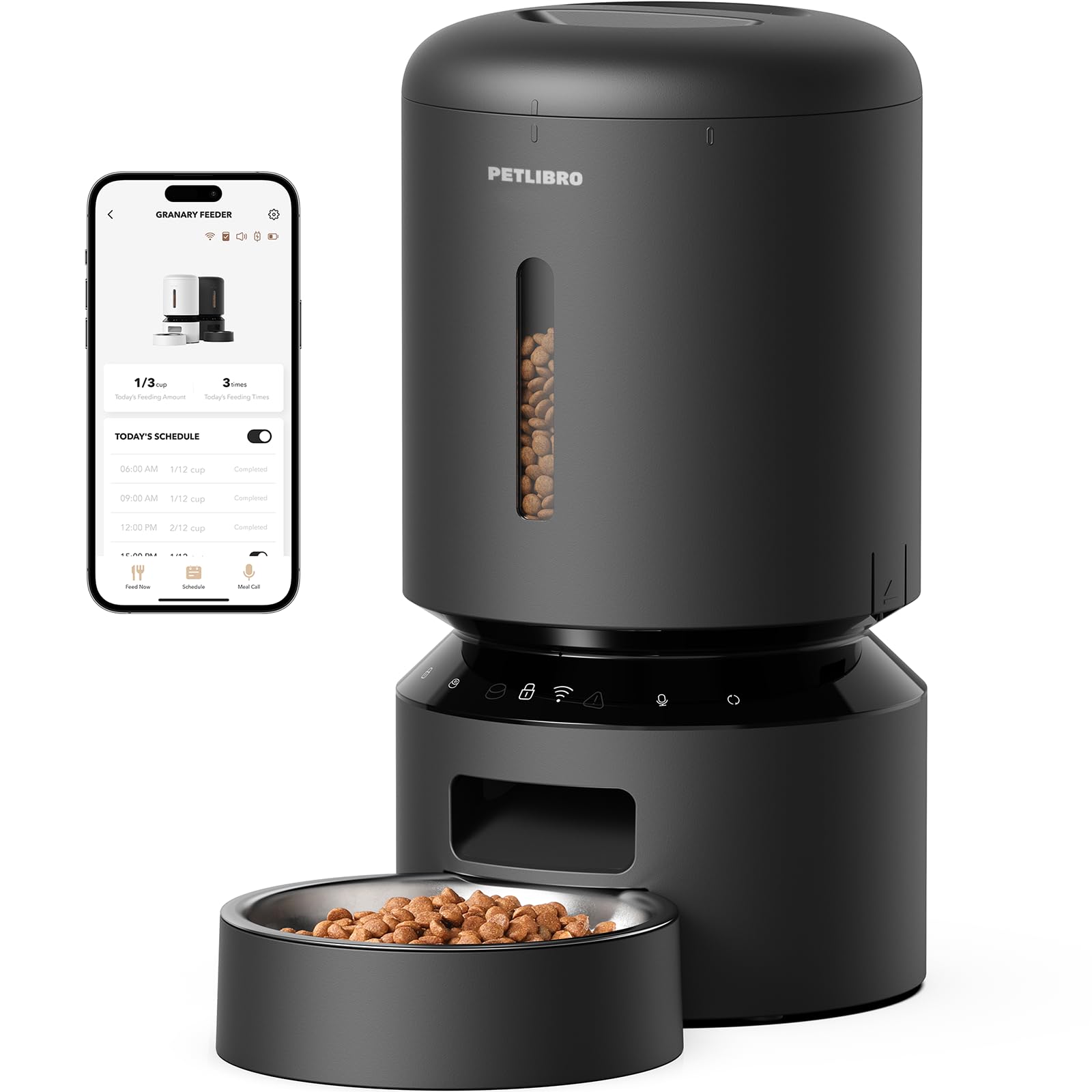 Automatic Cat Feeder with Freshness Preservation and Timed Meals