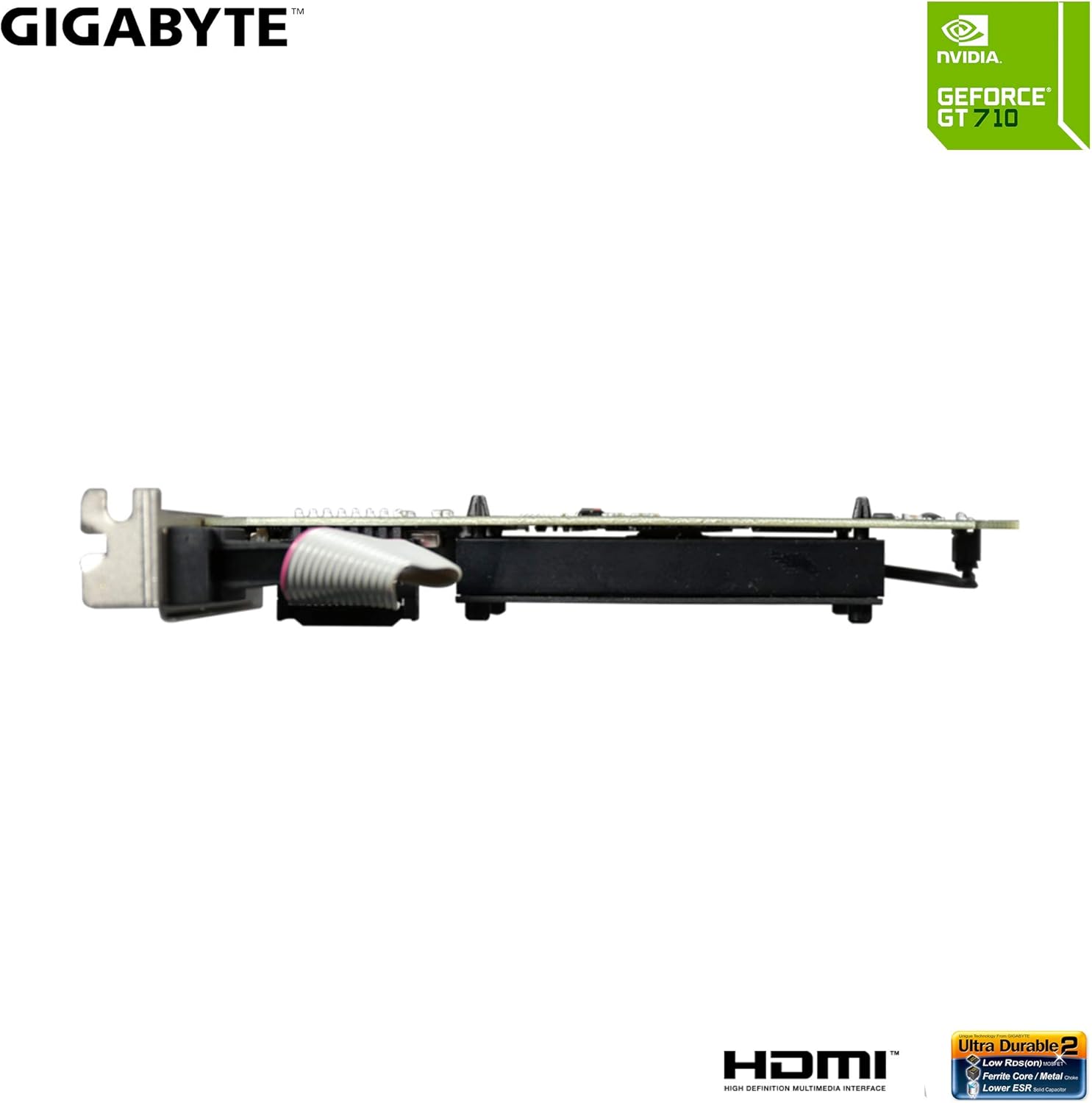 GIGABYTE GeForce GT 710 Low Profile Graphics Card