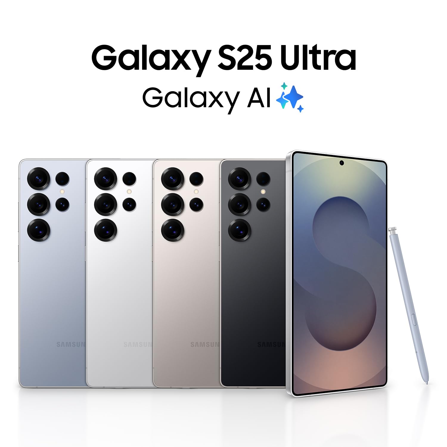 Samsung Galaxy S25 Unlocked Android Phone AI Night Mode