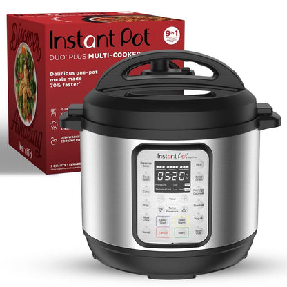 Instant Pot Duo Plus 9-in-1 Multicooker with Recipes