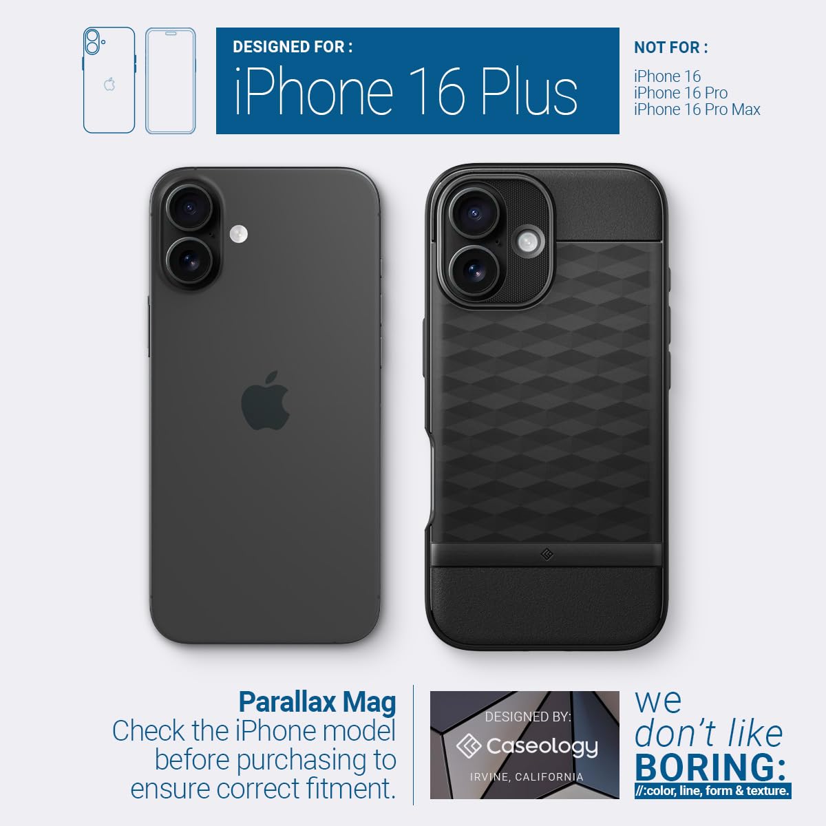 Caseology Parallax Mag iPhone 16 Pro Case with Ergonomic Design