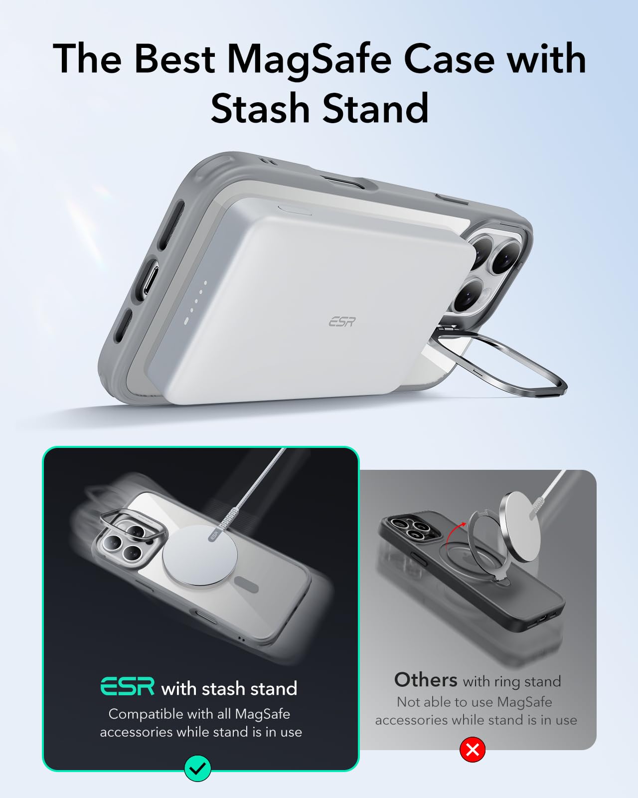 Military-Grade Clear Case for iPhone 16 Pro Max