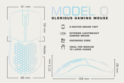Glorious Model O Superlight Gaming Mouse for Precision