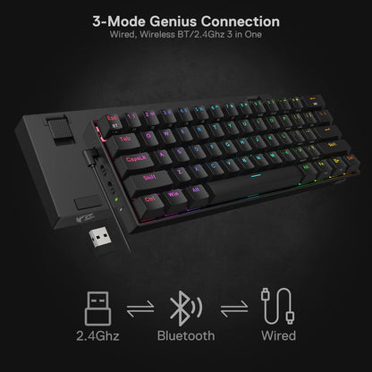 Redragon K530 Pro Wireless RGB Mechanical Keyboard