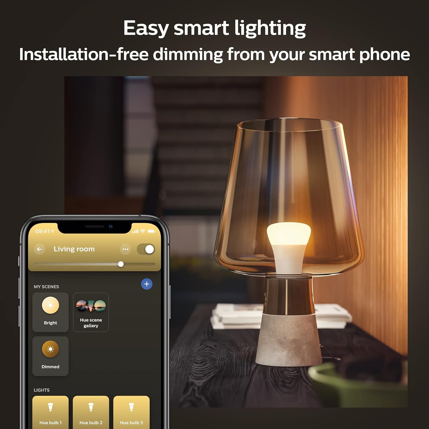 Philips Hue Smart LED Bulbs Easy Home Lighting Control
