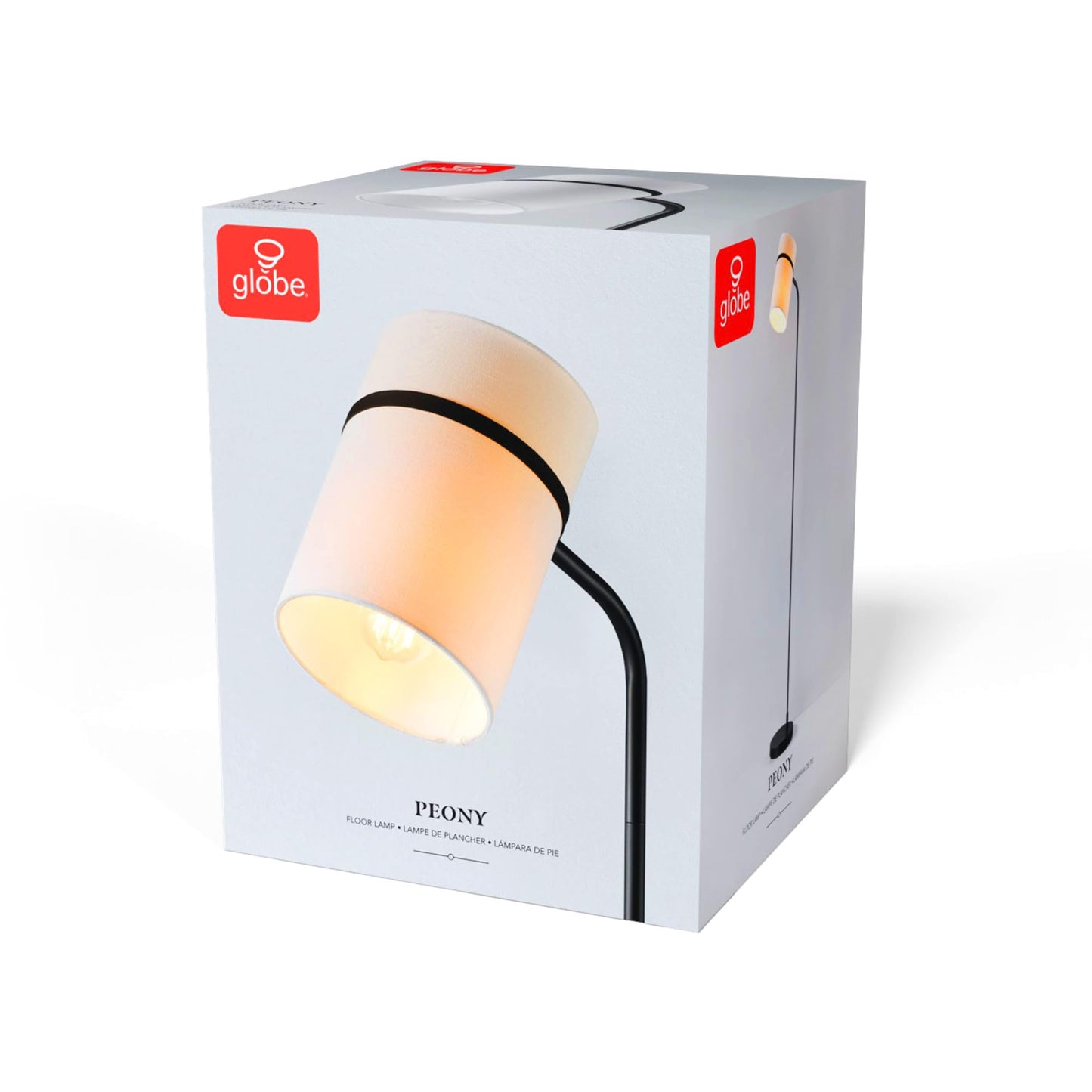 Modern 58 Inch Floor Lamp with Geometric Design