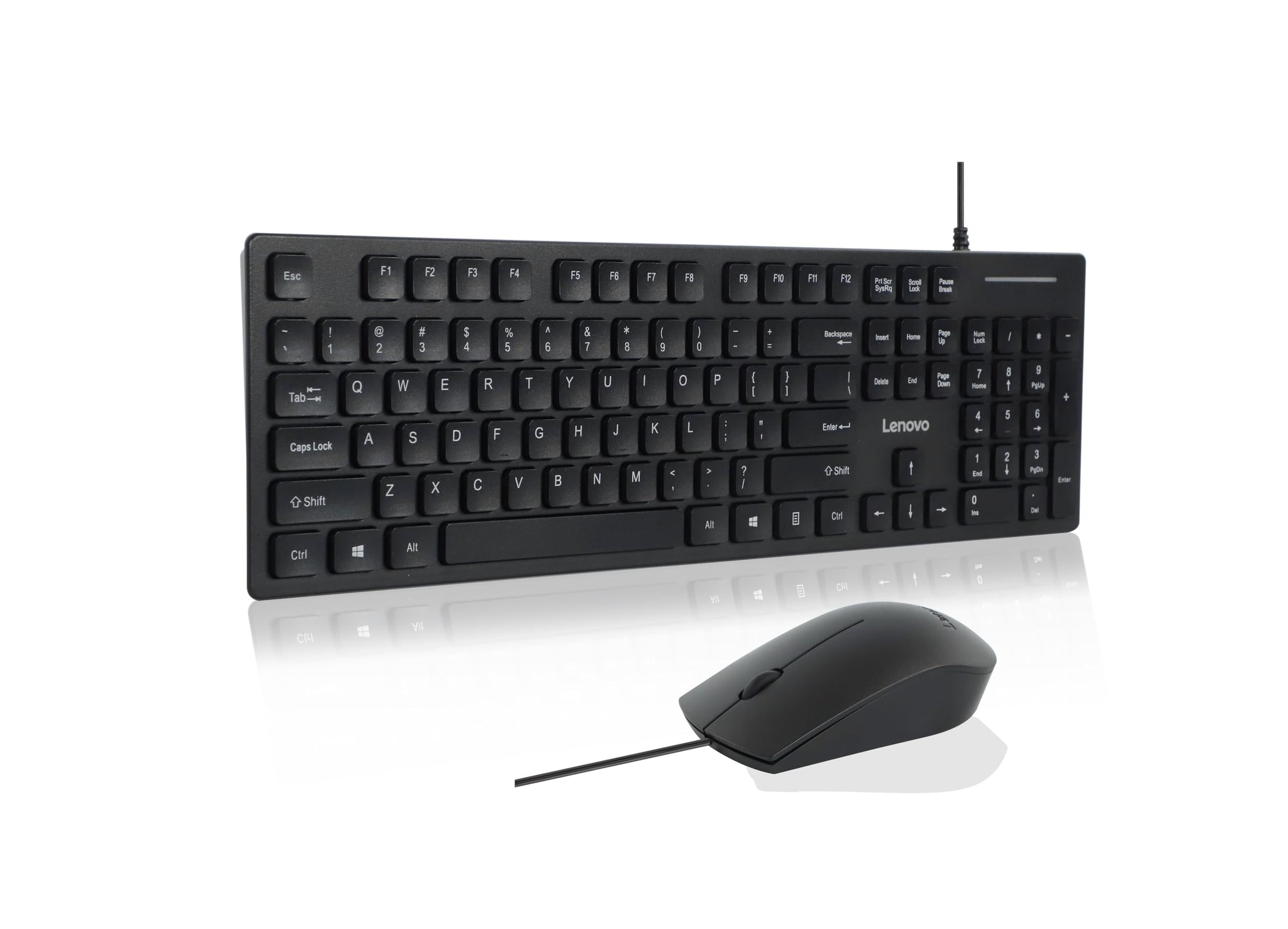 Lenovo 300 USB Keyboard Ergonomic Design for Comfortable Typing
