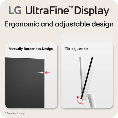 LG 27 Inch 4K UHD Monitor with Borderless Design