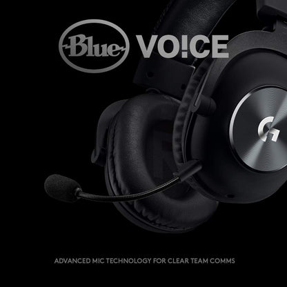 Logitech G Pro X SE वायर्ड गेमिंग हेडसेट ब्लू VOICE के साथ