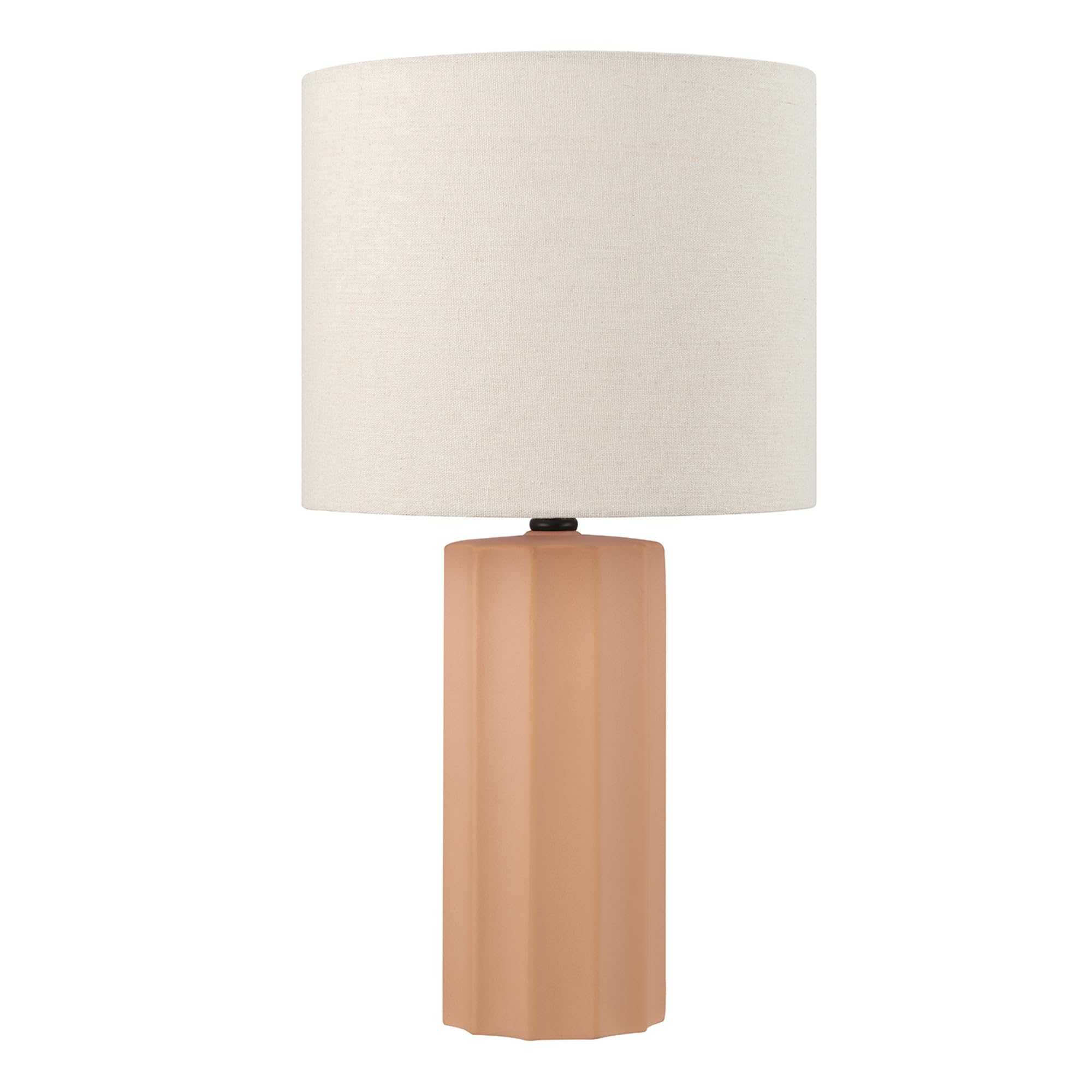 Maya 21 Inch Clear Glass Fillable Table Lamp
