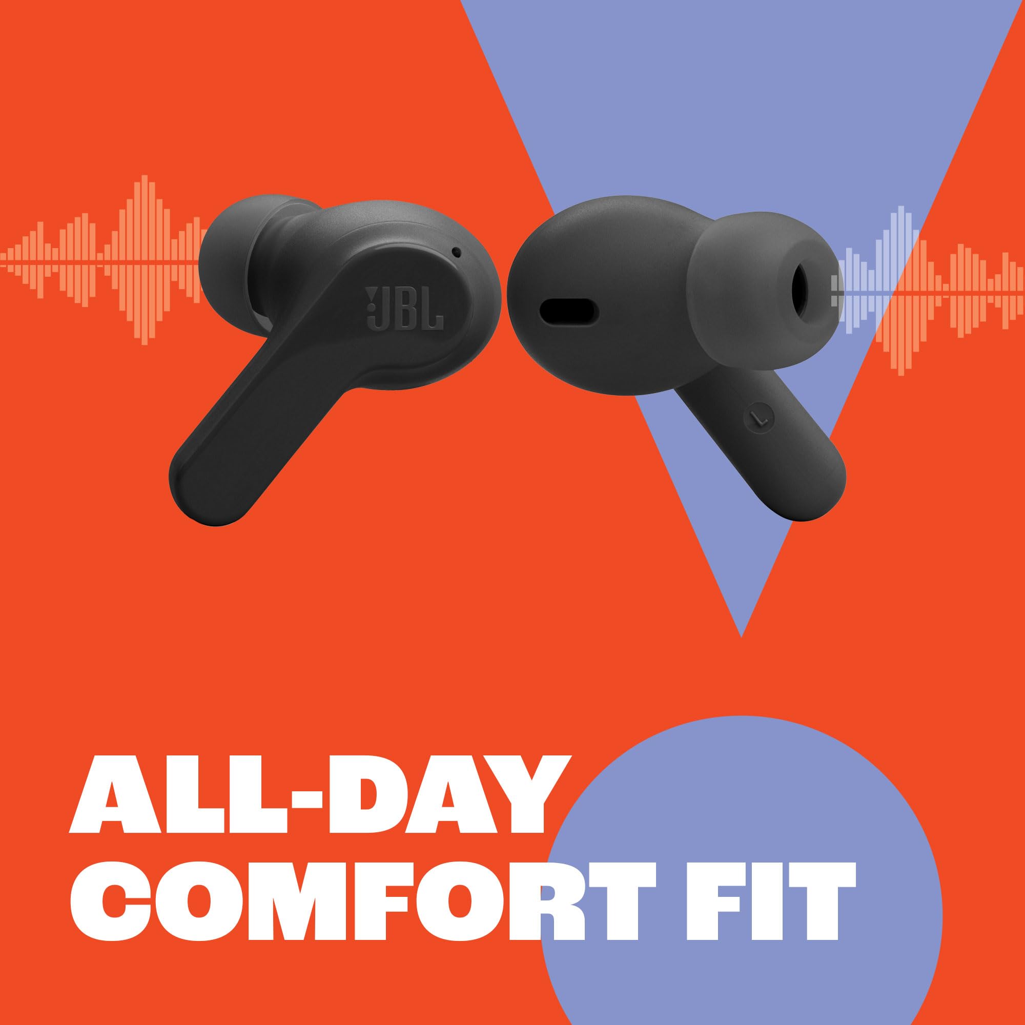JBL Vibe Beam True Wireless Earbuds Deep Bass Battery Life