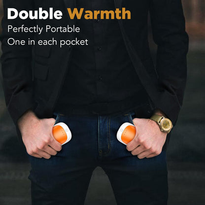 2 Pack Rechargeable Hand Warmers USB Portable 2 In 1