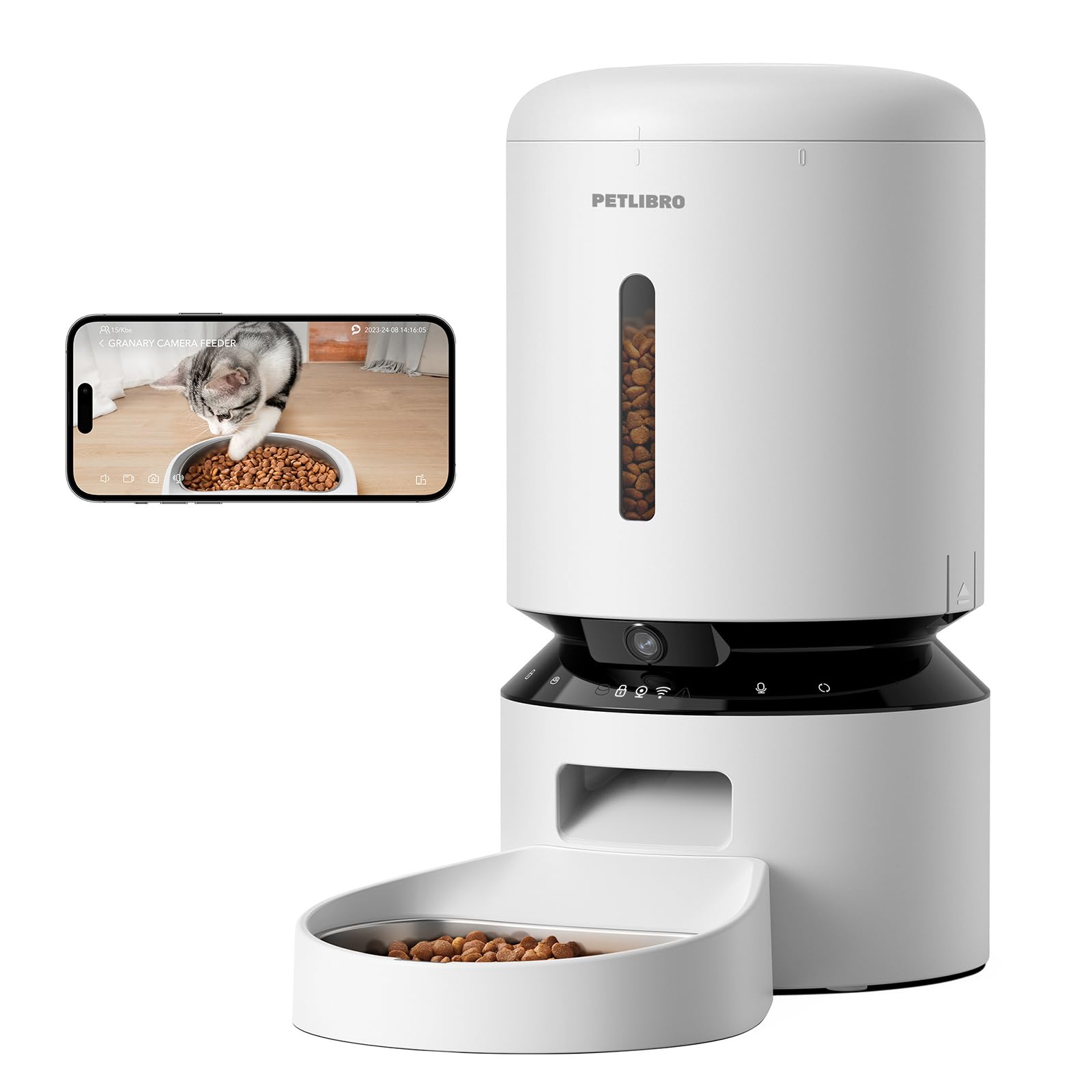 PETLIBRO Automatic Cat Feeder with HD Camera and Alerts