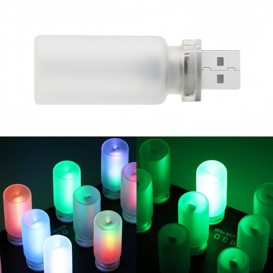 Retro Car Lamp Touch USB LED Night Light Ambient Decor Desk