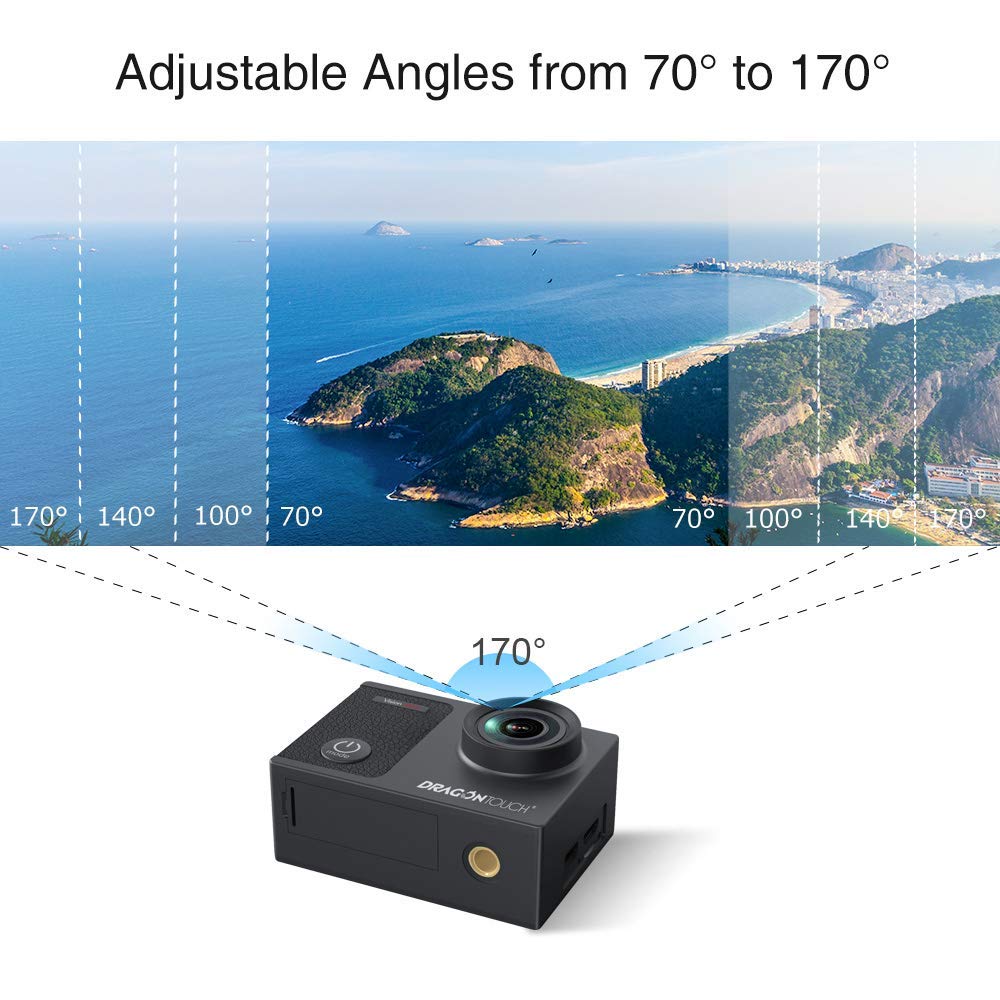 4K Waterproof Action Camera with WiFi and Remote