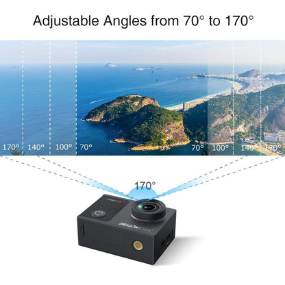 4K Waterproof Action Camera with WiFi and Remote