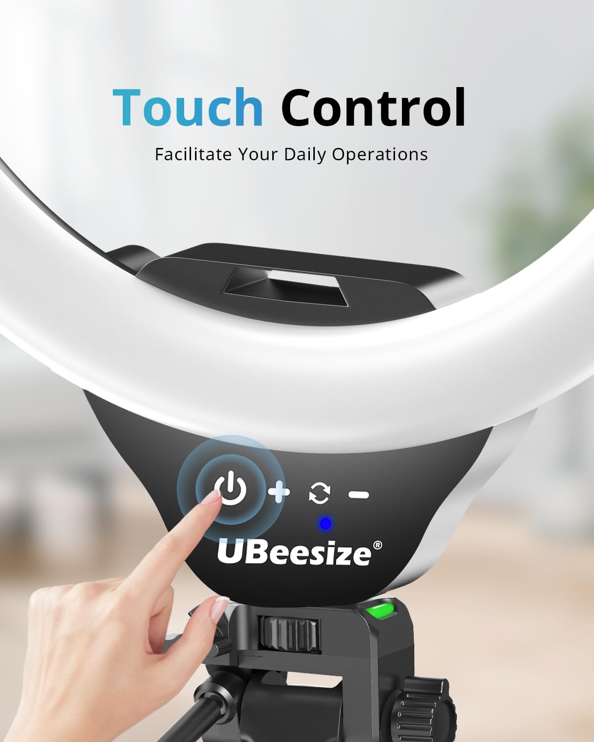UBeesize 12 Inch Selfie Ring Light with Adjustable Tripod