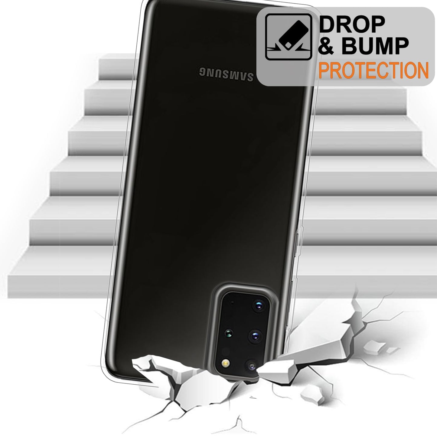 Tenoc Clear Case For Samsung Galaxy S22 6 Inch Non Yellowing Protective Bumper