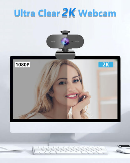 1080P HD Webcam with Microphone for PC Mac Laptops YouTube