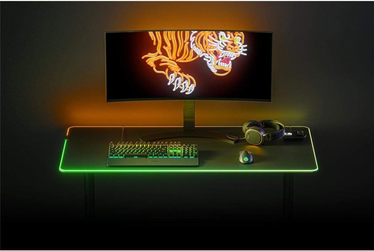 SteelSeries QcK Edge Gaming Mouse Pad Durable Smooth Surface