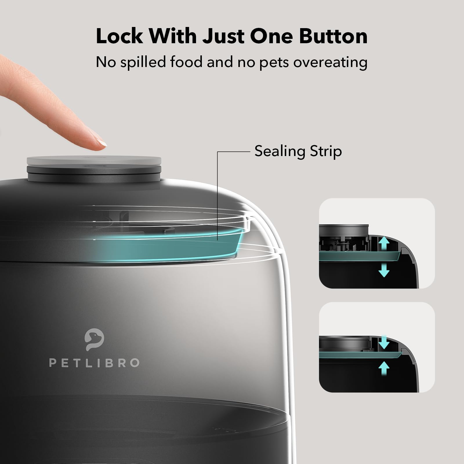 Smart Wi-Fi Cat Feeder with 30 Day Battery Life