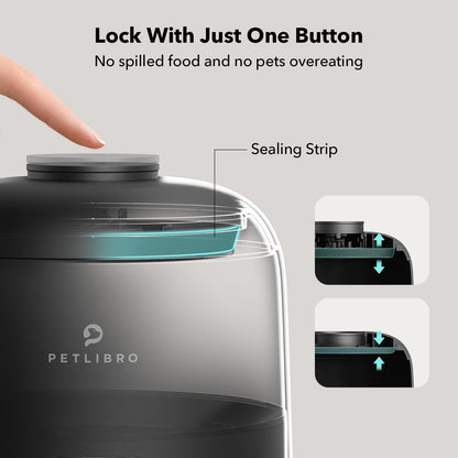 Smart Wi-Fi Cat Feeder with 30 Day Battery Life