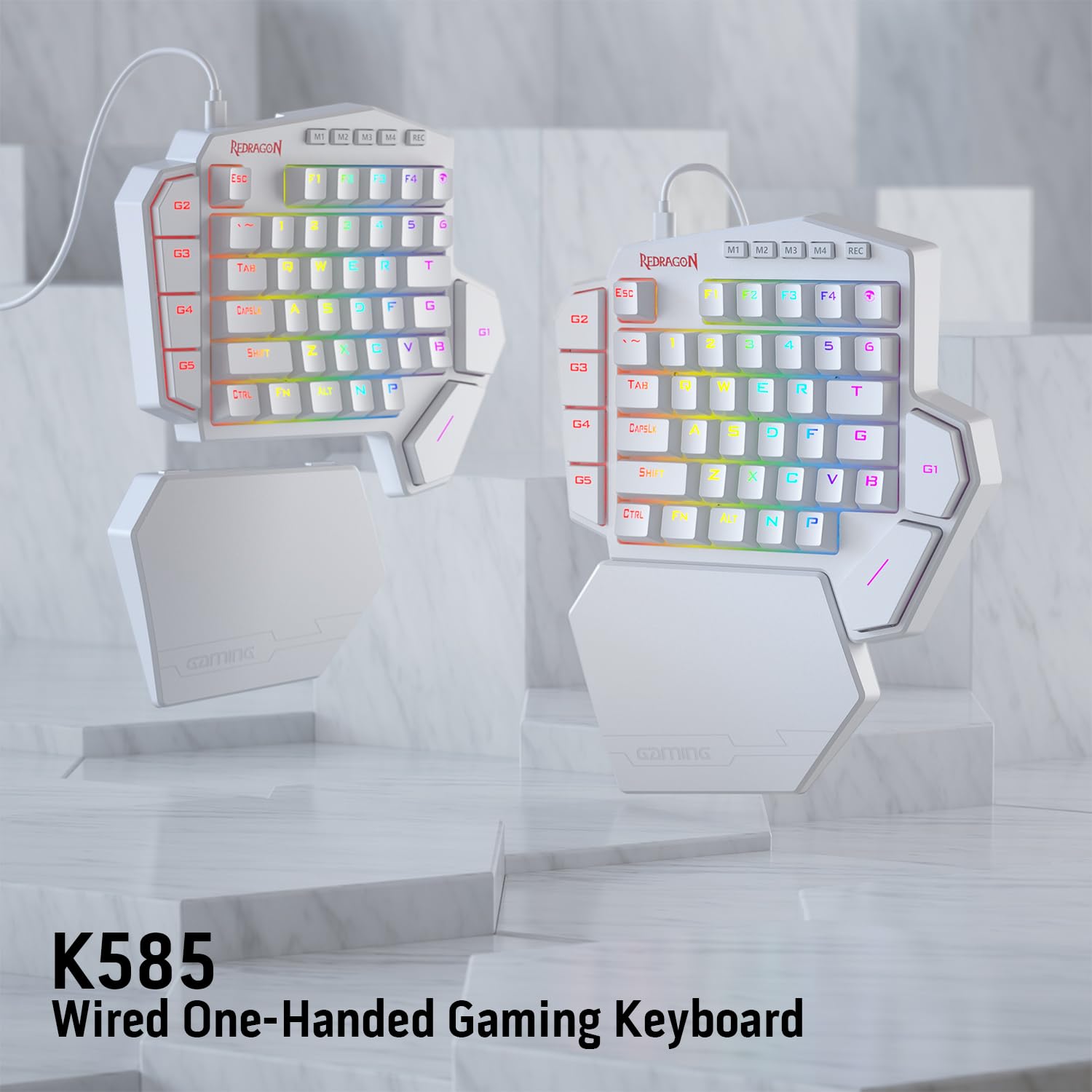 Redragon K585 DITI One Handed RGB Gaming Keyboard