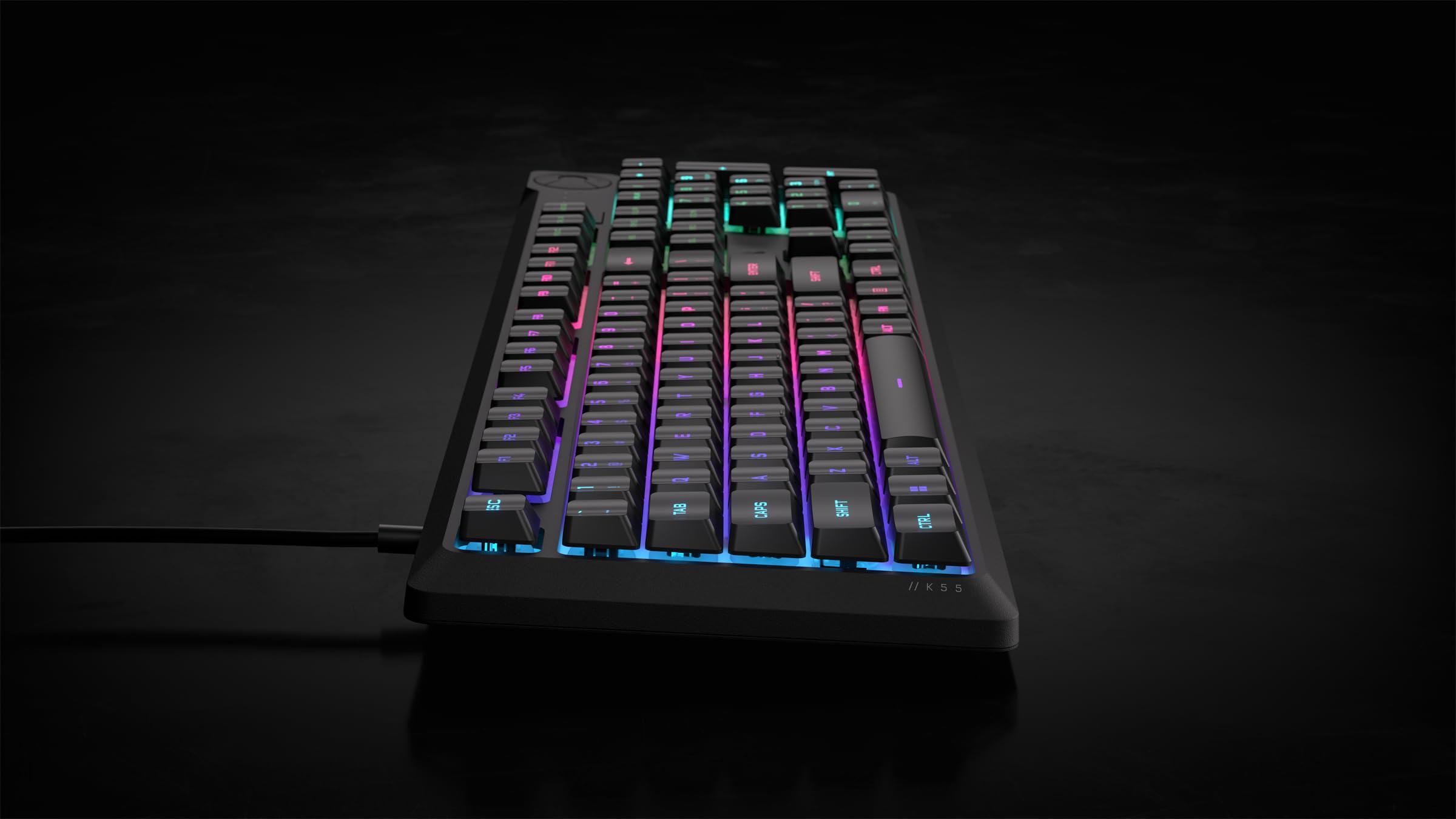 Corsair K55 RGB Pro Gaming Keyboard with Macro Keys